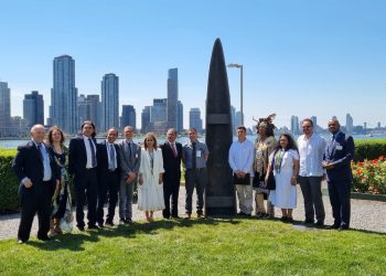 Presidente Petro inauguró en la ONU el Monumento Kusikawsay, testigo de la búsqueda de la paz en Colombia