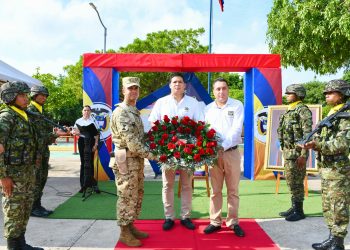 Barrancas conmemoró el día de la Batalla de Boyacá el Ejército Nacional
