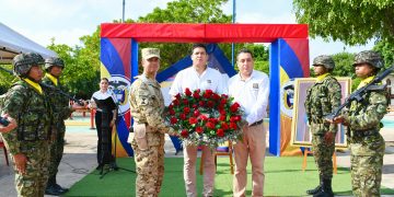 Barrancas conmemoró el día de la Batalla de Boyacá el Ejército Nacional