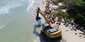 Gobernación de La Guajira cumple su compromiso con la mitigación de la erosión costera en Riohacha