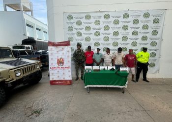 Ejército capturó en Riohacha cinco presuntos integrantes de Los Pachencas