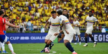 Victoria contundente 4 a 0 de la Selección Colombia contra Chile