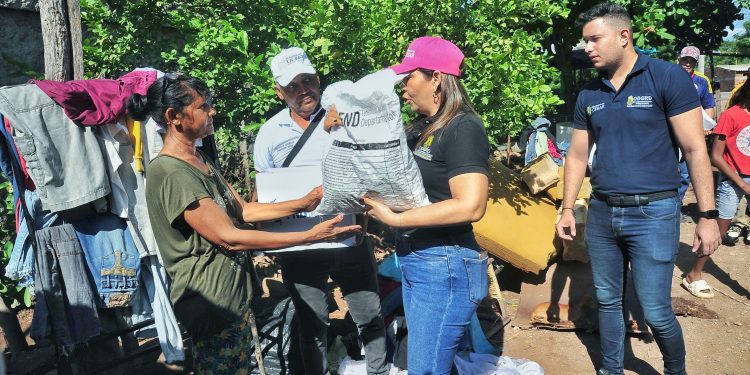 Gobernación del Cesar atendió a familias damnificadas por inundaciones en el municipio de La Paz