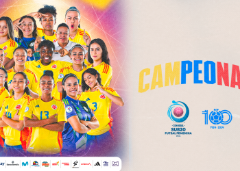 La Selección Colombia Femenina Sub-20 de Futsal Campeona del CONMEBOL Sudamericano