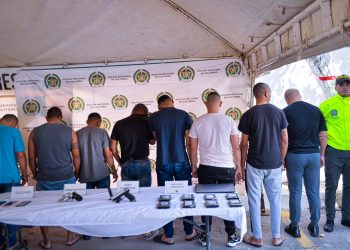En Bosconia, Cesar, Ejército Nacional capturó a 10 personas que presuntamente pertenecerían al Clan del Golfo