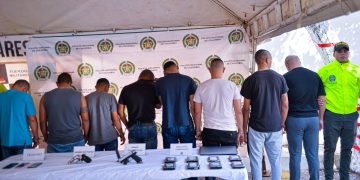 En Bosconia, Cesar, Ejército Nacional capturó a 10 personas que presuntamente pertenecerían al Clan del Golfo