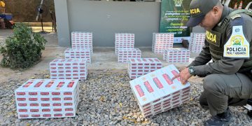 La Policía Fiscal y Aduanera aprehendió 4.950 cajetillas de cigarrillos de contrabando en el departamento de La Guajira
