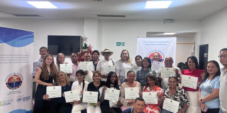 UNIMAGDALENA certificó a 35 líderes en herramientas constitucionales