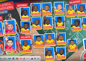 Convocatoria de la Selección Colombia Masculina Sub-20 para el CONMEBOL Sudamericano 2025