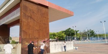 Gobierno del Cesar lideró jornada de ornato en el Parque de La Nevada, con internos de la Cárcel Judicial de Valledupar