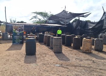 POLFA aprehende 700 galones de ACPM en Maicao