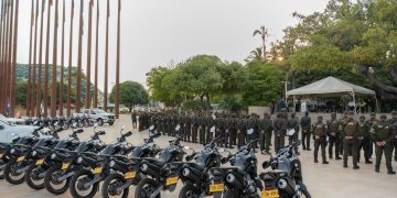 Aumenta pie de fuerza para el Cesar y Gobernación entrega nuevo parque automotor a la Policía