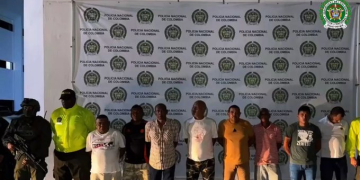Nueve capturados en La Guajira por tráfico de estupefacientes