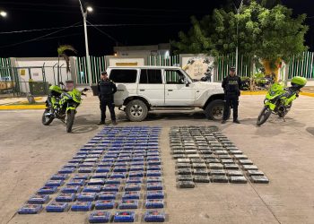 Policía Nacional incauta 198 paquetes de clorhidrato de cocaína