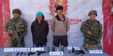 Ejército Nacional capturó a dos presuntos integrantes del ELN en el Cesar