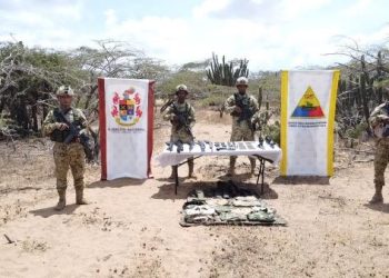 En Uribia fue ubicado un campamento del Clan del Golfo con material de guerra, intendencia y comunicaciones