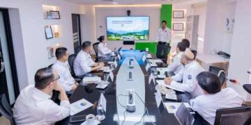 Directivos presentan avances de UNIMAGDALENA durante visita de par evaluador del CNA