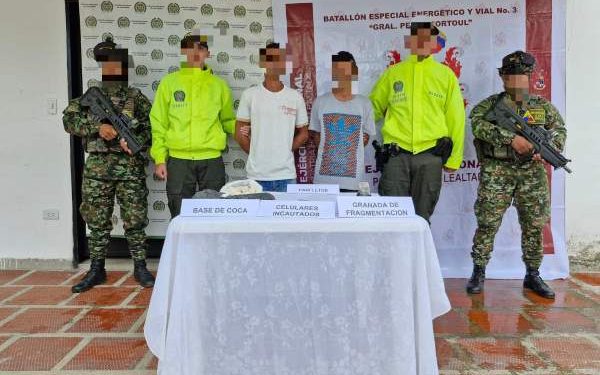 Ejército Nacional capturó a alias el Flaco y a alias Platino, presuntos integrantes del Clan del Golfo en el Cesar