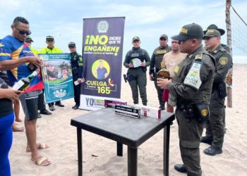Gaula realiza jornada de prevención contra la extorsión en La Guajira