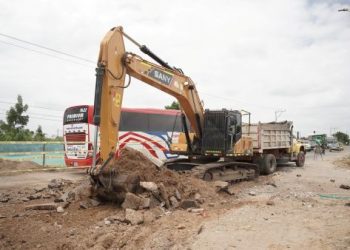 Gobernación adelanta obra de mejoramiento urbanístico en Riohacha