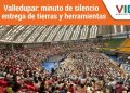 Valledupar: minuto de silencio y entrega de tierras y herramientas