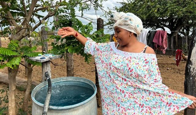 Corpoguajira avanza en el mejoramiento del abastecimiento de agua en la comunidad de Caicemapa, de Distracción