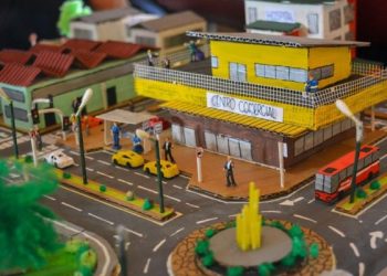 Concurso de maquetas escolares durante la Semana de la Seguridad Vial en Tunja