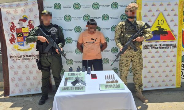 Ejército Nacional capturó a alias Luis, presunto integrante del GDO Los Tawara, en La Guajira