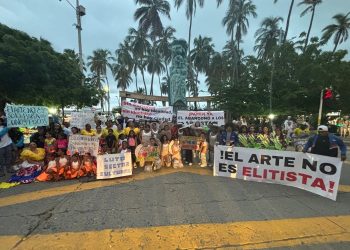 Sector de la danza convocó manifestación pacífica para exigir respeto y garantías a las autoridades del sector cultural de Riohacha