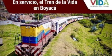 En servicio, el Tren de la Vida en Boyacá
