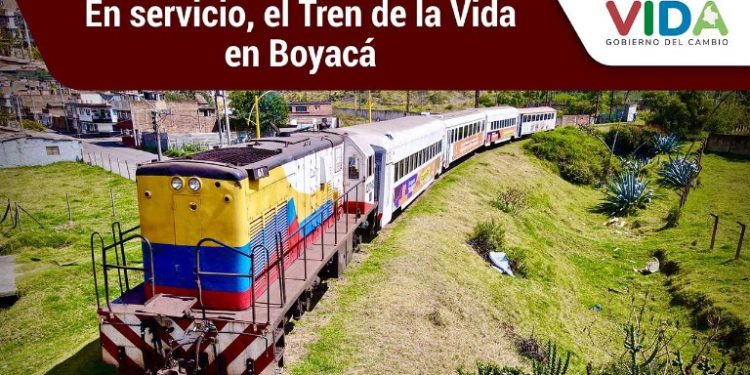En servicio, el Tren de la Vida en Boyacá