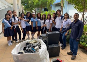 En la Jornada de Recolección de Residuos Posconsumo del Liceo Padilla se recolectaron 1.169,3 kilos de residuos