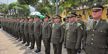 Ceremonia de ascenso de 648 uniformados en Bucaramanga y Santander