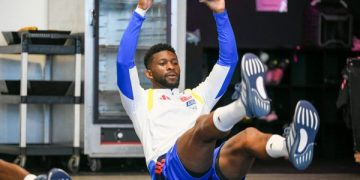 Primer entrenamiento en Fort Lauderdale con el grupo completo