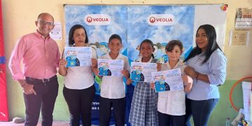 Veolia Aguas de La Guajira hizo reconocimiento a los niños y niñas ganadores de la campaña ” Alrededor de Iberoamérica”