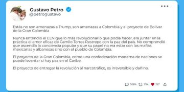 Presidente Petro ordena a la Fuerza Pública frenar paro armado del ELN