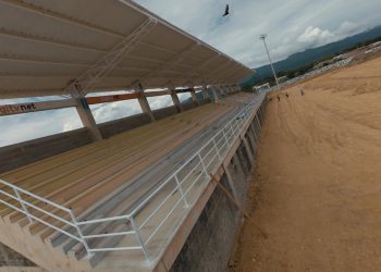 La recuperación de escenarios deportivos en La Guajira es una realidad, avanzan las obras del Estadio Enrique Brito en San Juan del Cesar