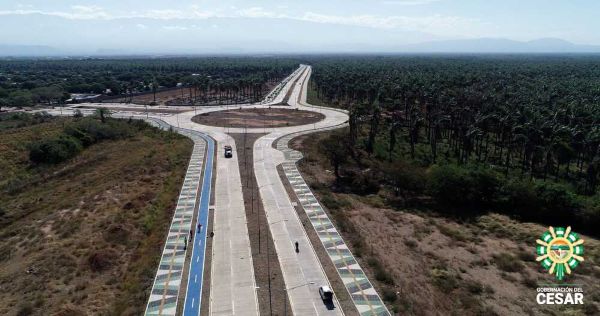 Anillo Vial Circunvalar de Occidente, la obra que el Gobierno del Cesar levanta imponente en el noroccidente de Valledupar