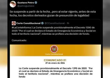 “Ahora vendrán las consecuencias”: presidente Petro frente a decisión de la Corte Constitucional de suspender Emergencia Económica