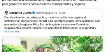 Ministro del Interior confirma Consejo Electoral descentralizado en Santa Marta, tras petición de la Gobernadora Margarita Guerra