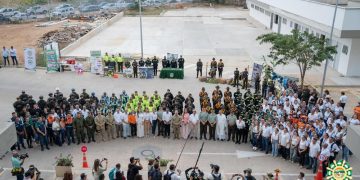Gobernadora Elvia Milena Sanjuan Dávila lanzó la campaña de seguridad integral ‘En Semana Santa el Cesar marcha con fe’, para la Semana Mayor