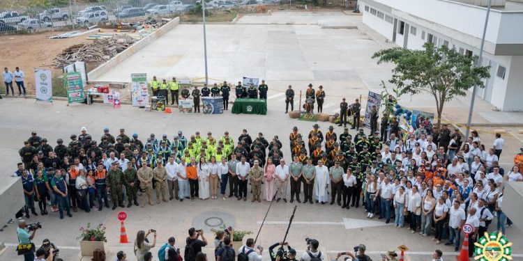 Gobernadora Elvia Milena Sanjuan Dávila lanzó la campaña de seguridad integral ‘En Semana Santa el Cesar marcha con fe’, para la Semana Mayor