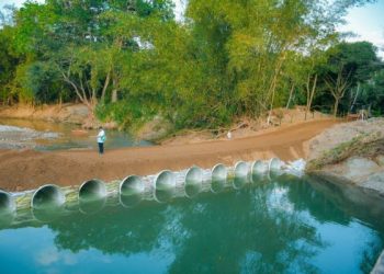 Puente Mendihuaca: quedó habilitado el paso por el río