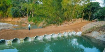 Puente Mendihuaca: quedó habilitado el paso por el río