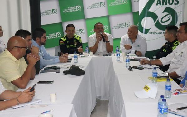 Cámara de Comercio de La Guajira lidera diálogo con empresarios sobre seguridad