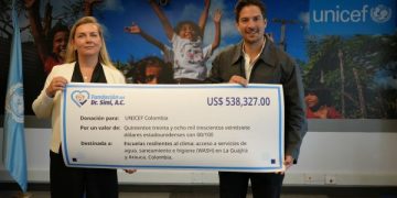 UNICEF y la Fundación del Dr. Simi se unen para llevar agua segura y fomentar la resiliencia climática en escuelas de La Guajira y Arauca