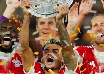Luis Díaz se coronó campeón en la Bundesliga con el Bayer Múnich