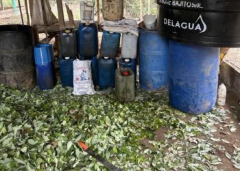 Ejército Nacional golpea economías ilícitas en La Guajira: destruido laboratorio para procesamiento de pasta base de coca