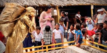Niñez wayuu aprendió sobre la sal marina con el apoyo del Museo de la Sal ICHI